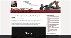 Desktop Screenshot of holzwerkerblog.de