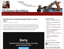 Tablet Screenshot of holzwerkerblog.de